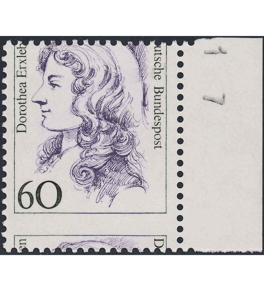 BRD Bund Nr. 1332 Verz�hnung postfrisch mit Seitenrand