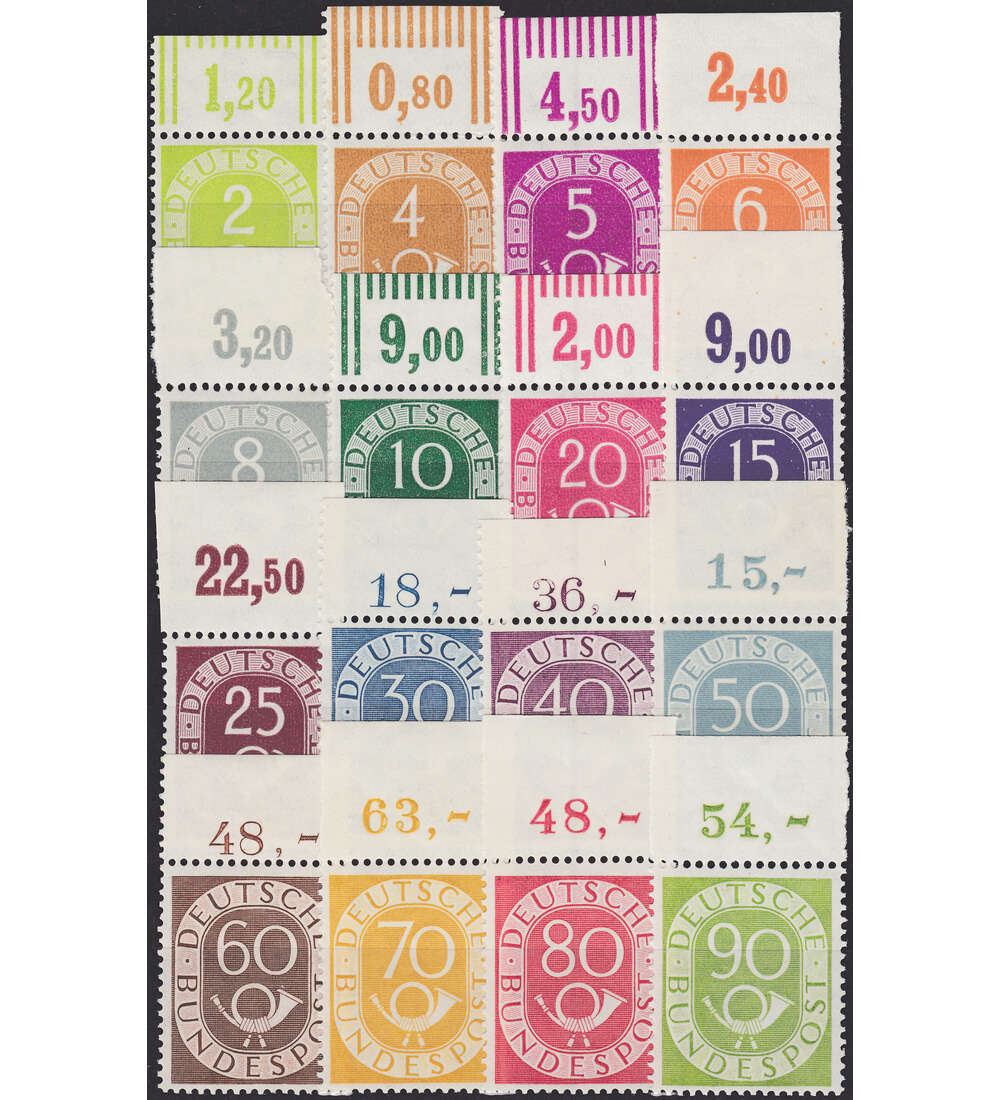 BRD Bund Nr. 123-138 postfrisch ** Oberrandsatz