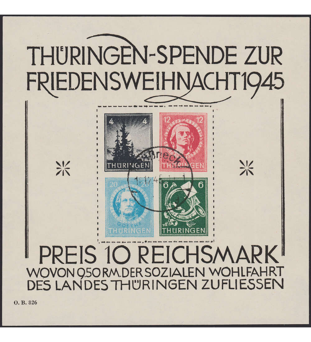 SBZ - Block 2 gestempelt