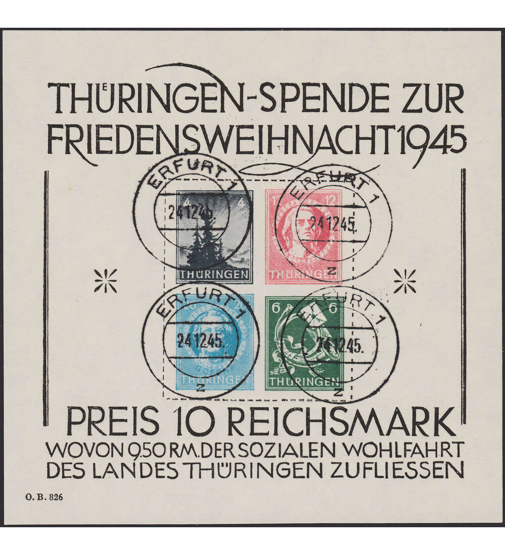 SBZ - Block 2 gestempelt