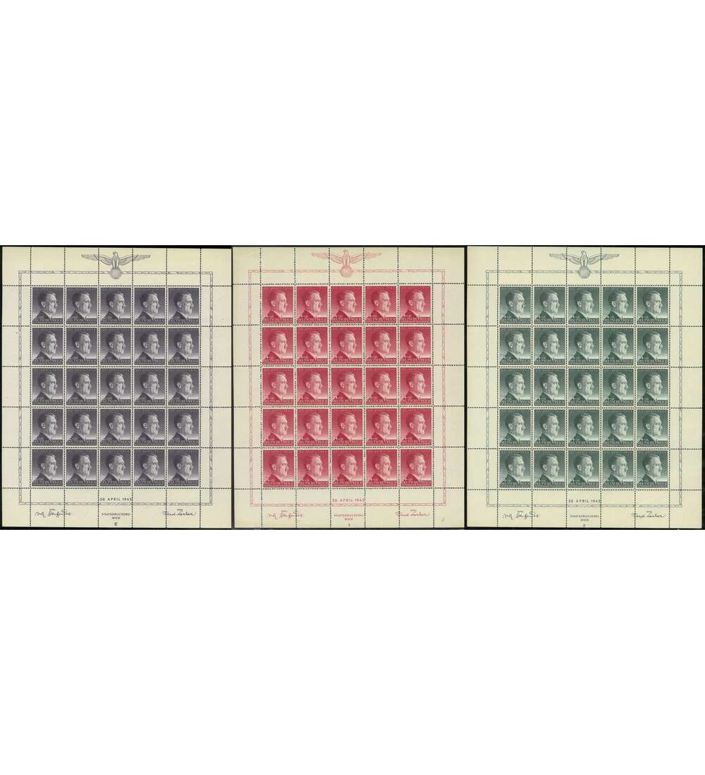 Generalgouvernement Nr. 101 - 103 postfrisch Bogensatz