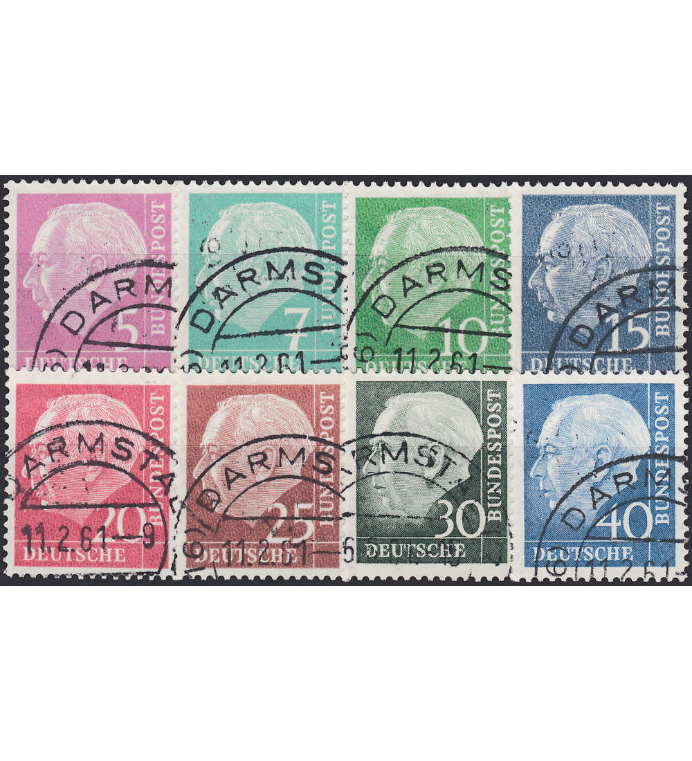 BRD Bund Nr. 179 y - 260 y gestempelt geprft und signiert