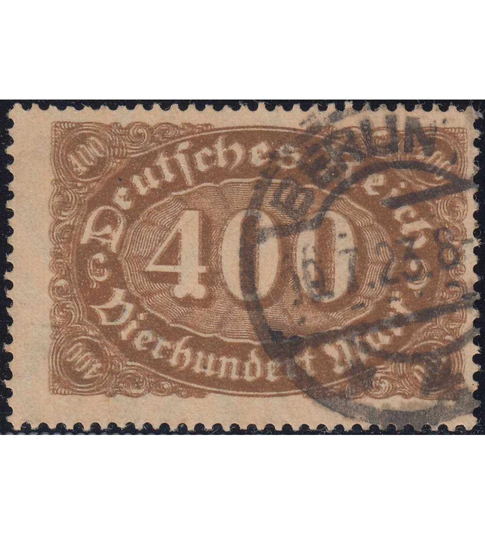 Deutsches Reich Nr. 222 DD gestempelt
