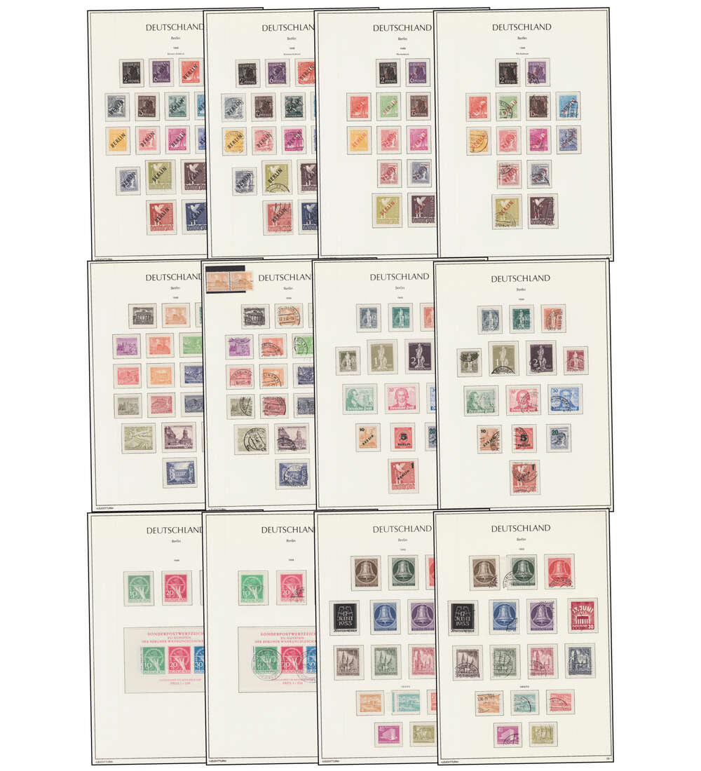 Berlin - Doppelsammlung von 1948 bis 1990