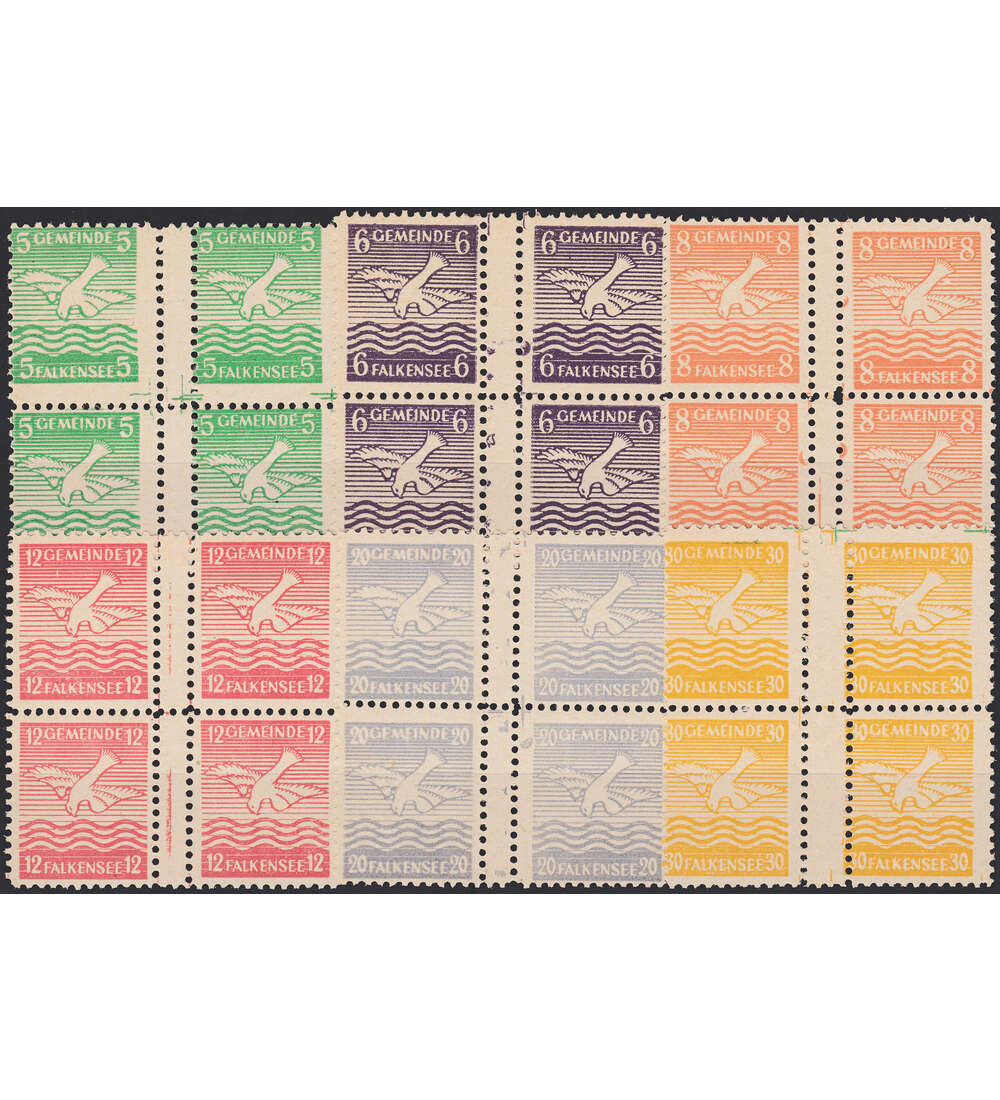 Dt. Lokalausgabe Falkensee Nr. 1-6 postfrisch **