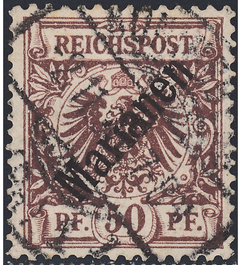 Dt. Kolonien Marianen Nr. 6 I gestempelt geprft signiert