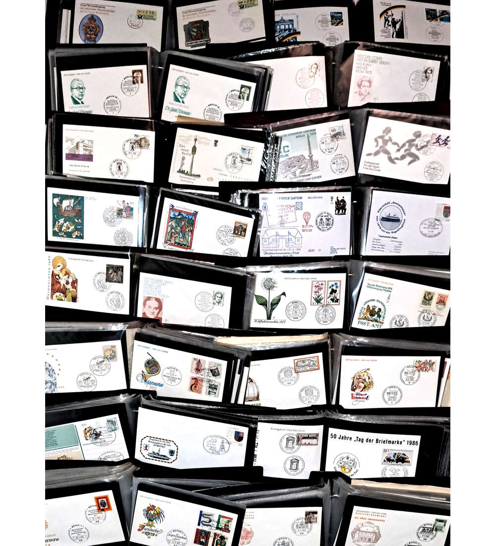 BRD und Berlin - Ersttagsbrief Riesenkollektion
