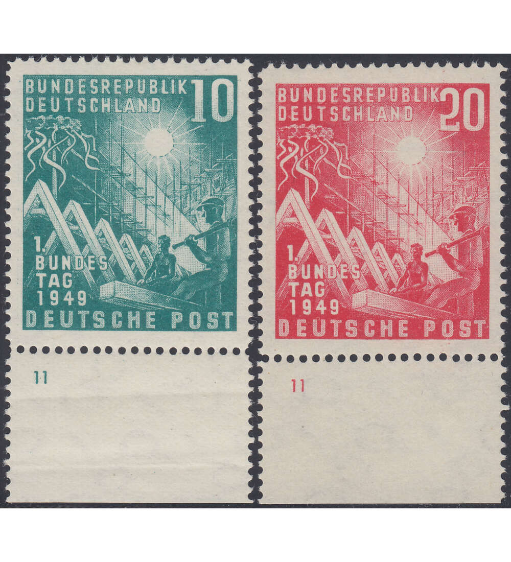 BRD Bund Nr. 111-112 Pl.-Nr. postfrisch **