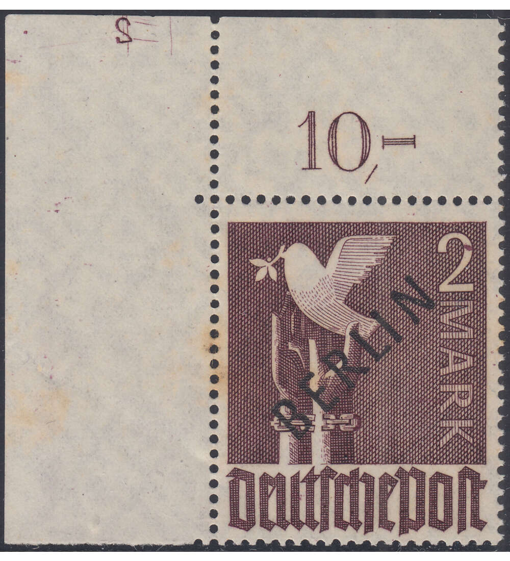 Berlin Nr. 18 postfrisch m. Pl.-Nr. 2