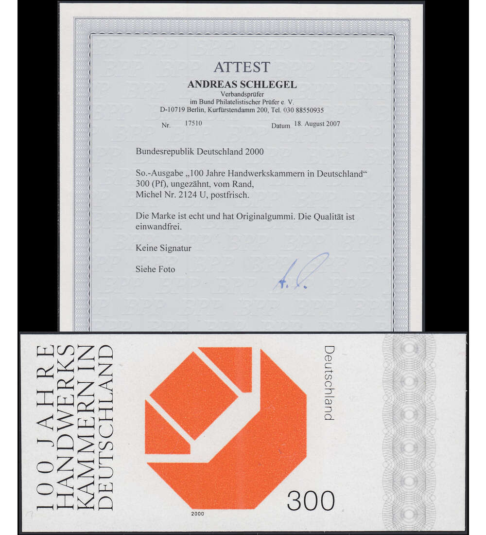 BRD Bund Nr. 2124 U postfrisch **