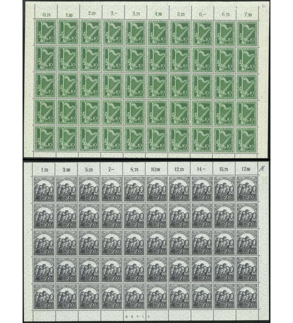 Berlin - Komplettbogen Nr. 72-73 postfrisch **