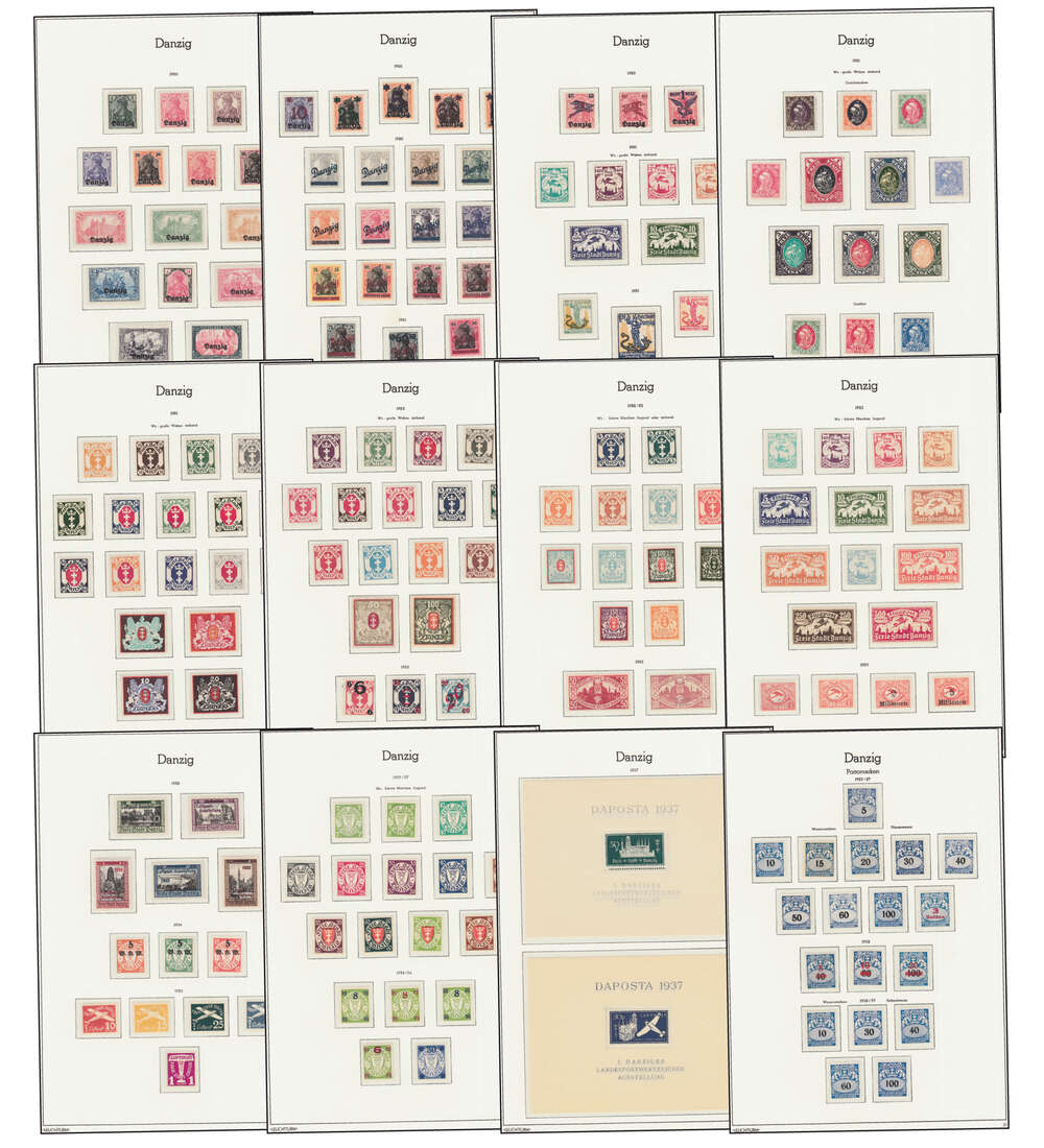 Danzig-Topkollektion 1920-1939 postfrisch **