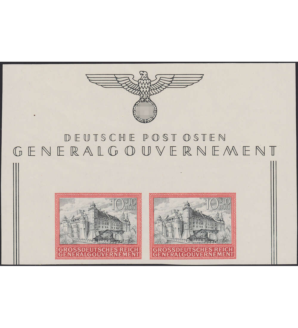 Generalgouvernement Nr. 125 U Paar vom Oberrand