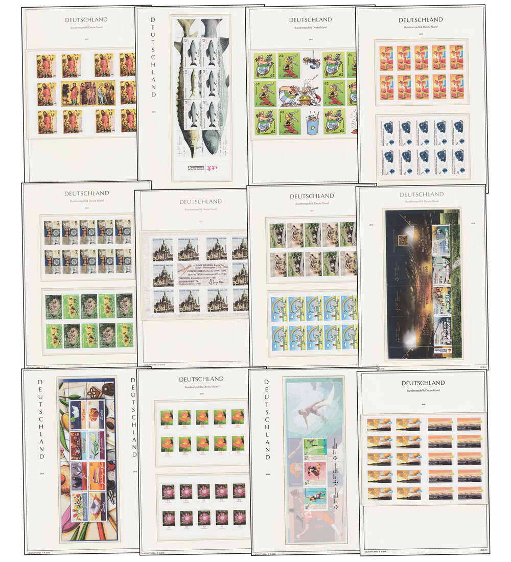 BRD Bund Markenheftchen und Folienbl�tter postfrisch **