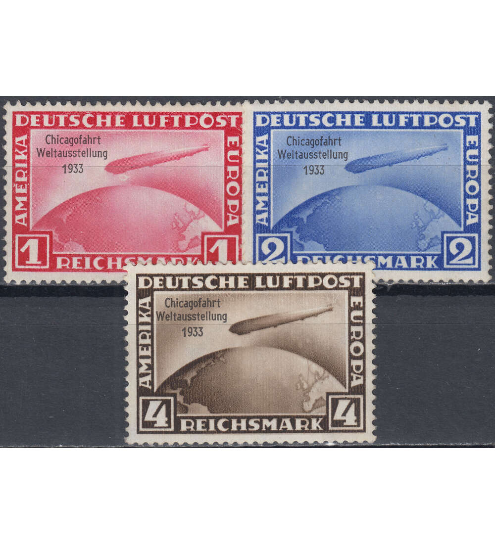 Deutsches Reich Chicagofahrt Nr. 496-498 postfrisch **
