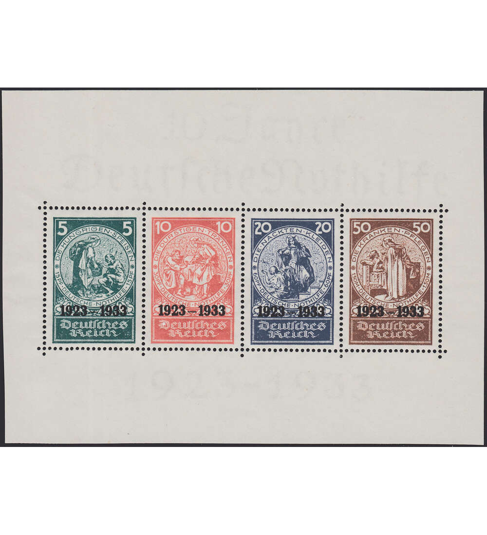 Deutsches Reich - Blockausschnitt Nr. 508-511 postfrisch **