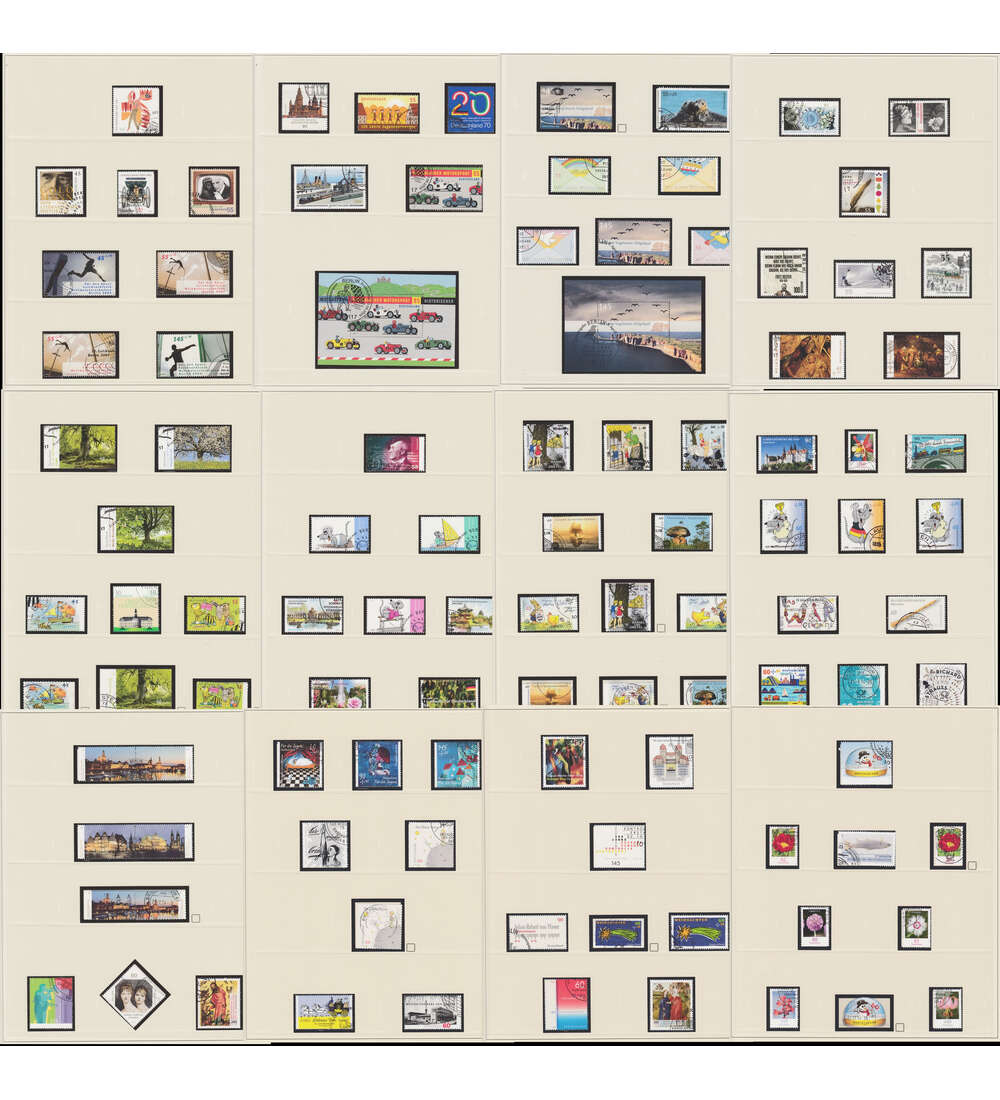 BRD 1949-2016 Kollektion komplett rundgestempelt in 7 SAFE - Falzlosalben