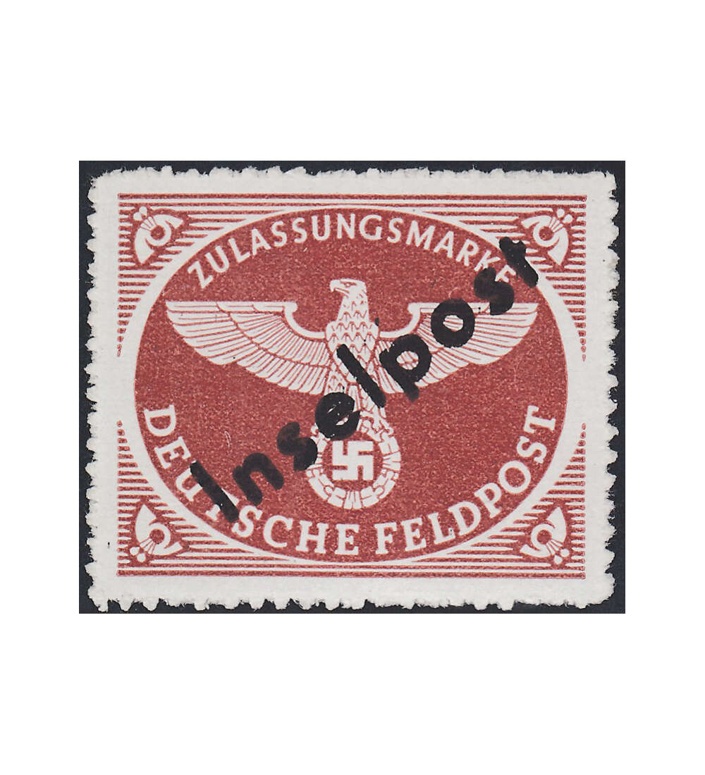 Dt. Reich - Feldpostrarit�t Inselpost Vokovar Nr. 6 DD postfrisch, gepr�ft, signiert