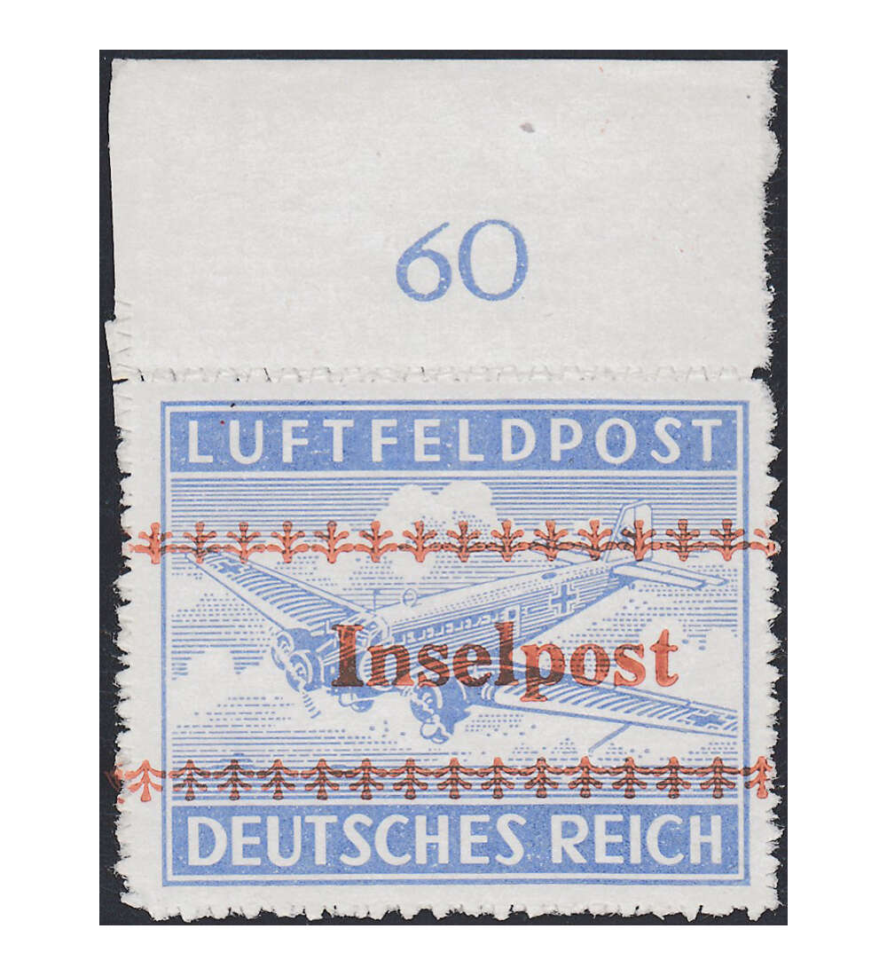 Dt. Reich - Feldpostrarit�t Inselpost Kreta Nr. 7 B OR postfrisch, gepr�ft, signiert