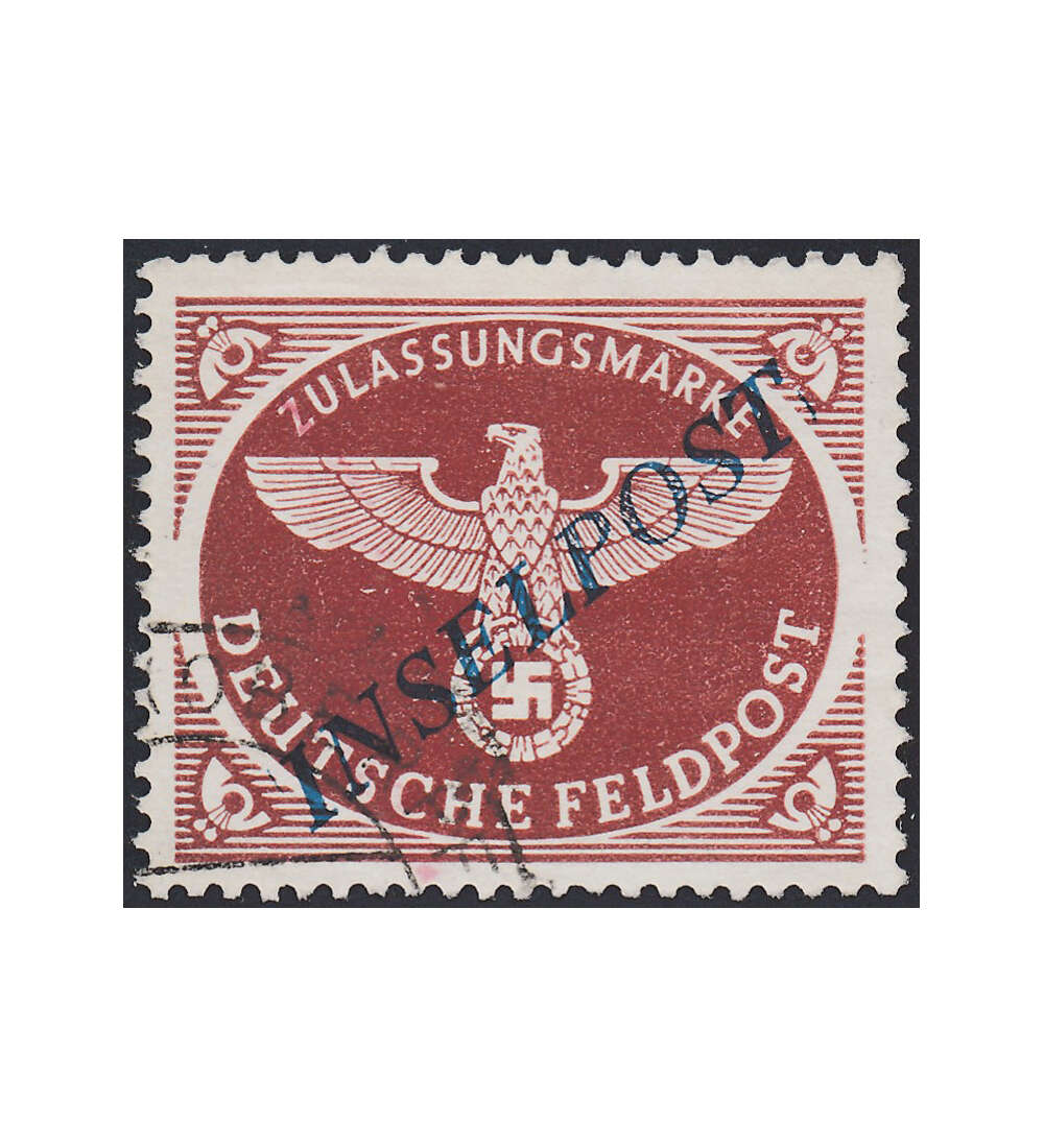 Dt. Reich - Feldpostrarit�t Agramer Aufdruck Nr. 10 B II gestempelt, gepr�ft, signiert