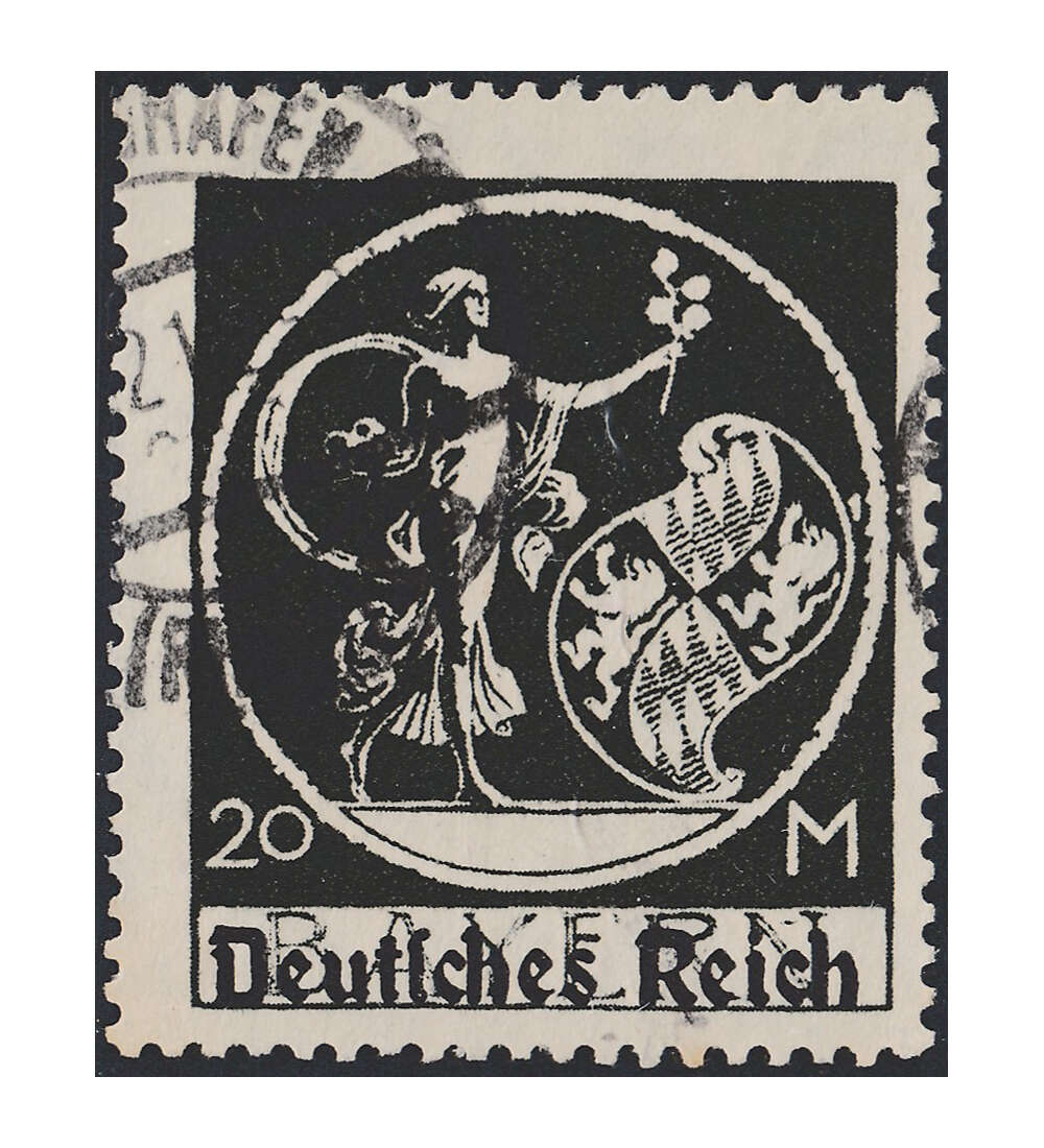 Dt. Reich - Plattenfehler Nr. 138 I PF III gestempelt