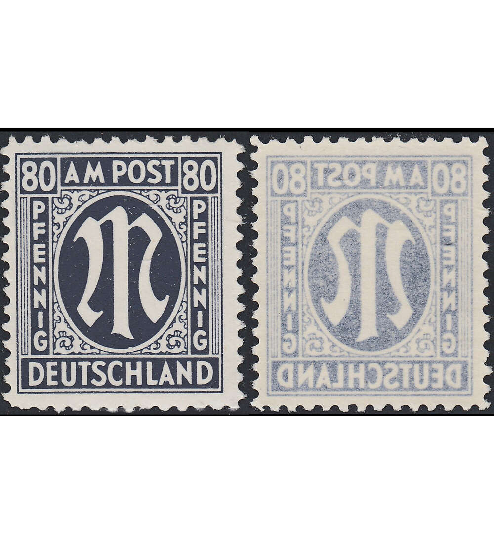 All. Besetzung - Gummidruck Nr. 34 postfrisch