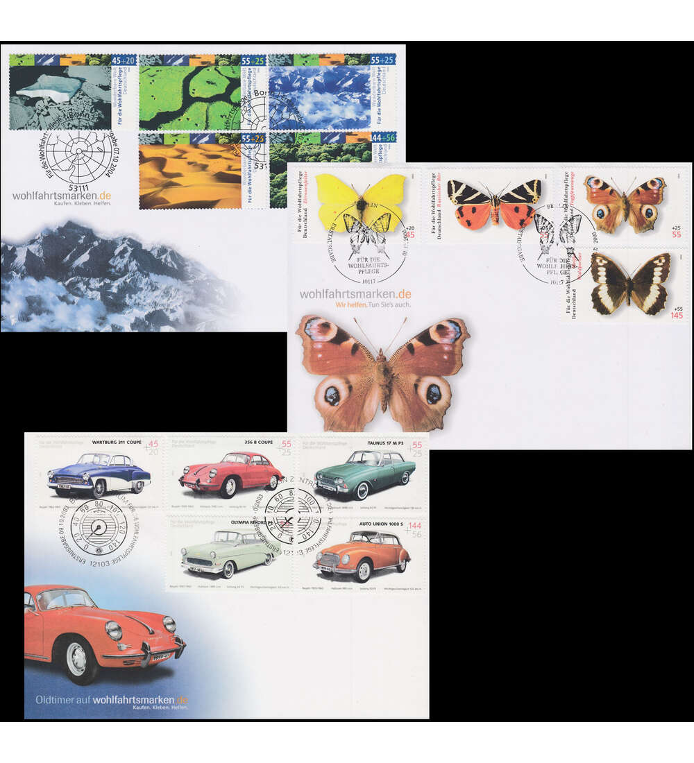 BRD - Ersttagsbriefe ab den 50er-Jahren bis ins Jahr 2020