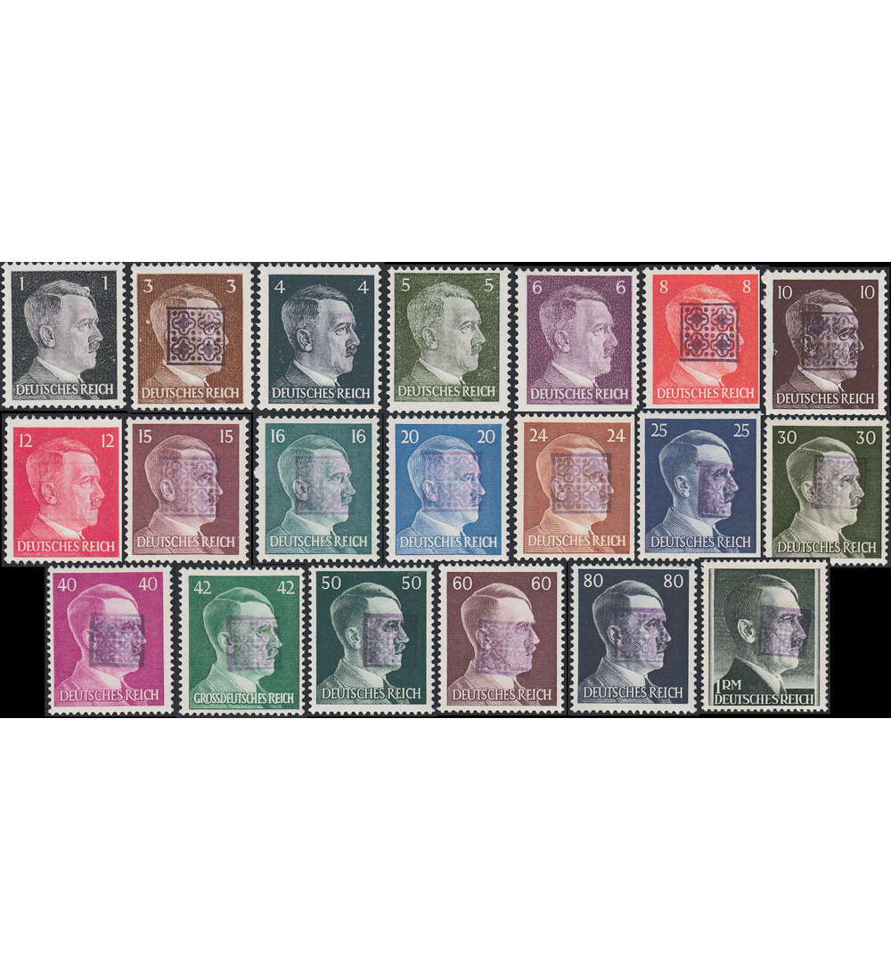 Lokalausgabe Wurzen Nr. 1-20 postfrisch 1 Pfennig - 1 Mark