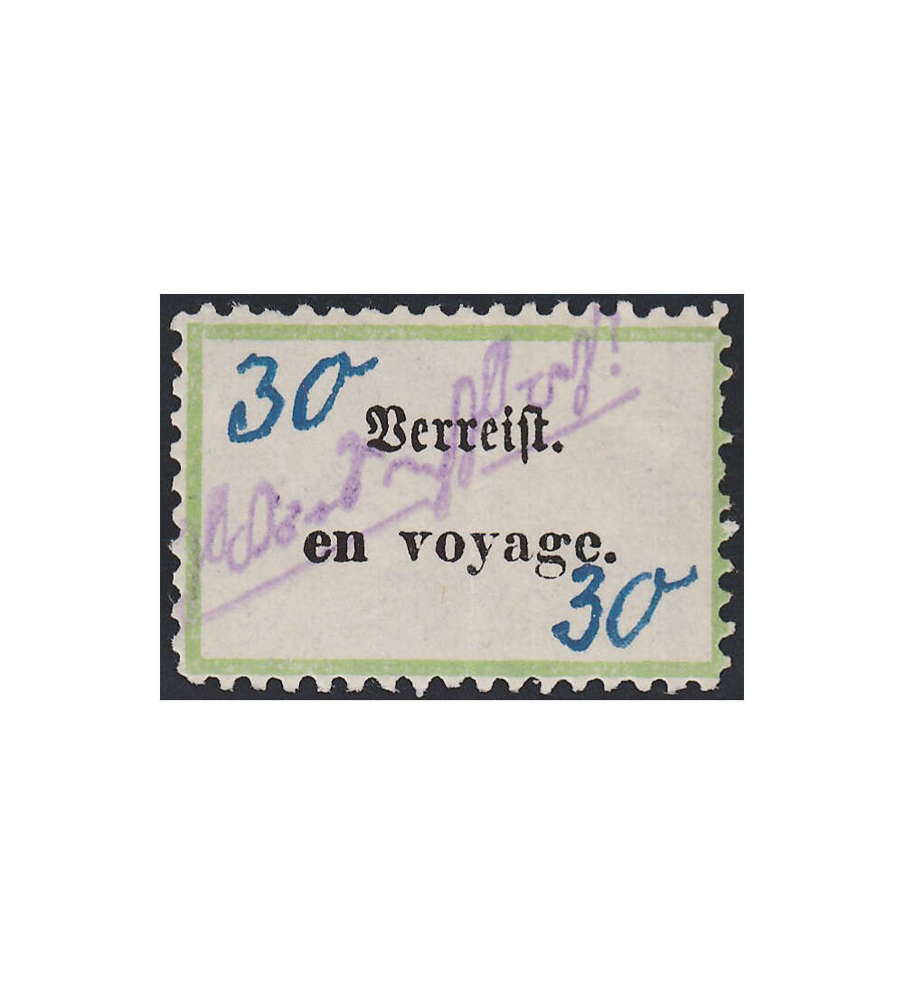 Lokalausgabe Gro�r�schen Nr. V 6 h postfrisch doppelt gepr�ft und signiert