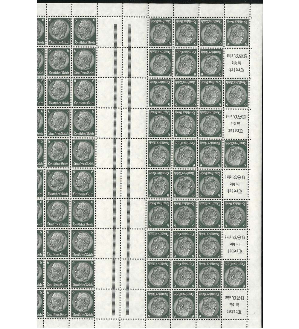 Dt. Reich Markenheftchenbogen MHB 49.2 HAN postfrisch