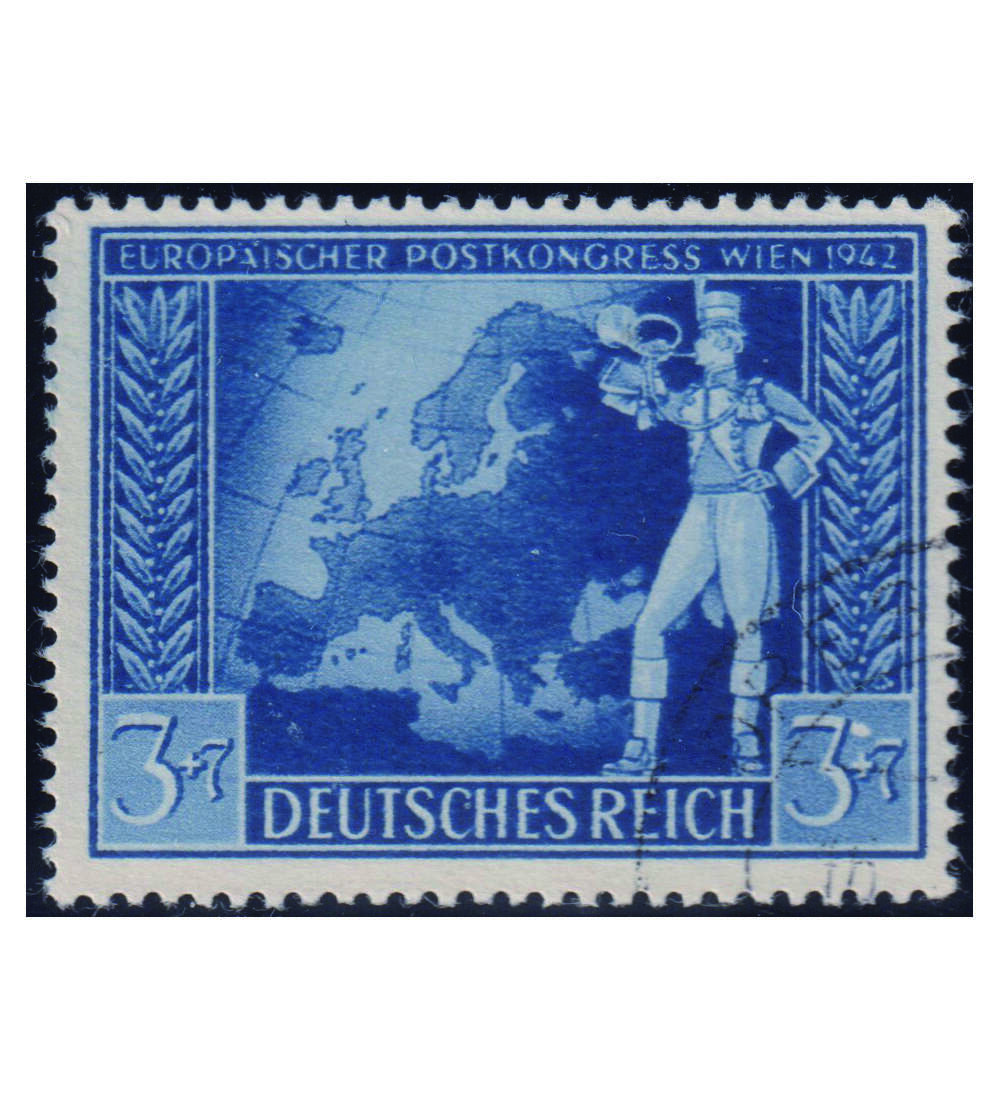 Deutsches Reich Plattenfehler Nr. 820 IV gestempelt