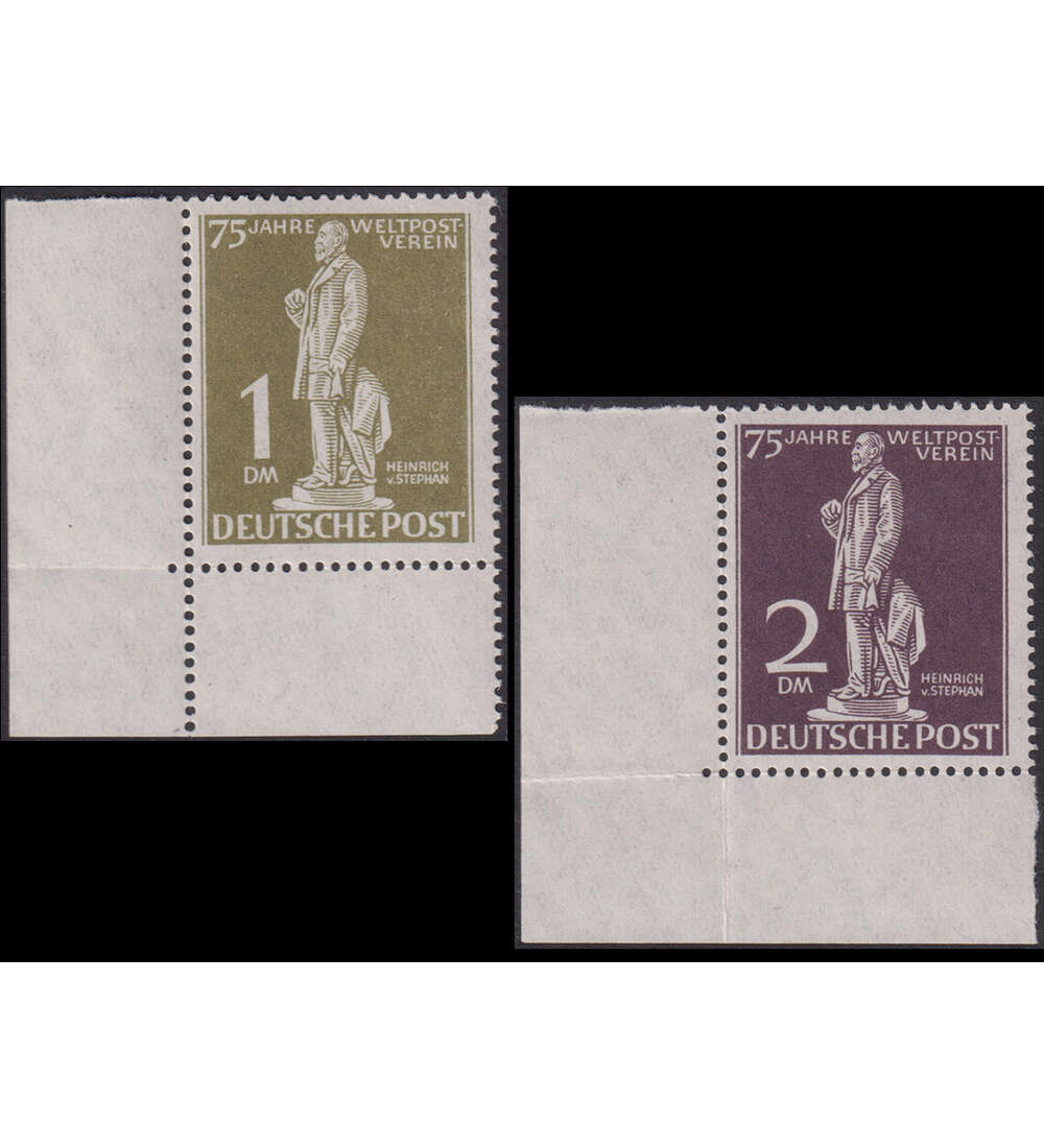 Berlin Stephan H�chstwerte Nr. 40-41 postfrisch als Eck- rand unten links