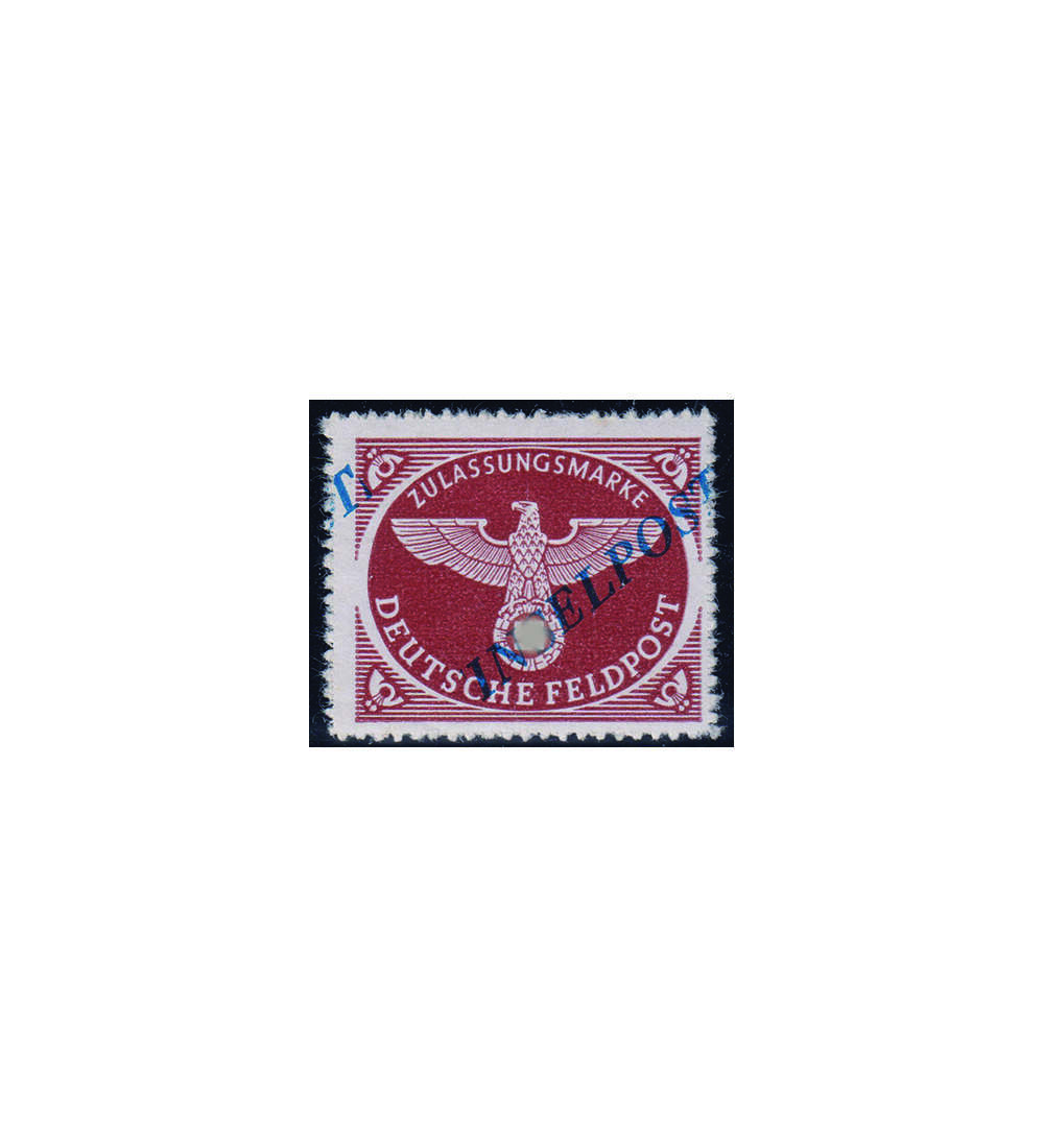 Deutsches Reich - Feldpost Nr. 10 B b II postfrisch und geprft Agramer Aufdruck