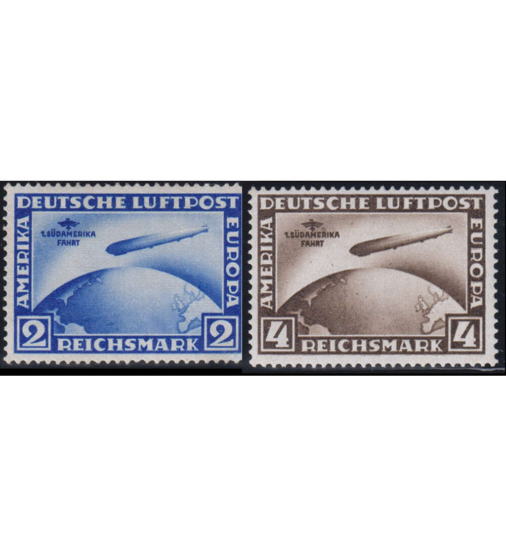 Dt. Reich Sdamerika-Fahrt Nr. 438-439 postfrisch, geprft und signiert Schlegel