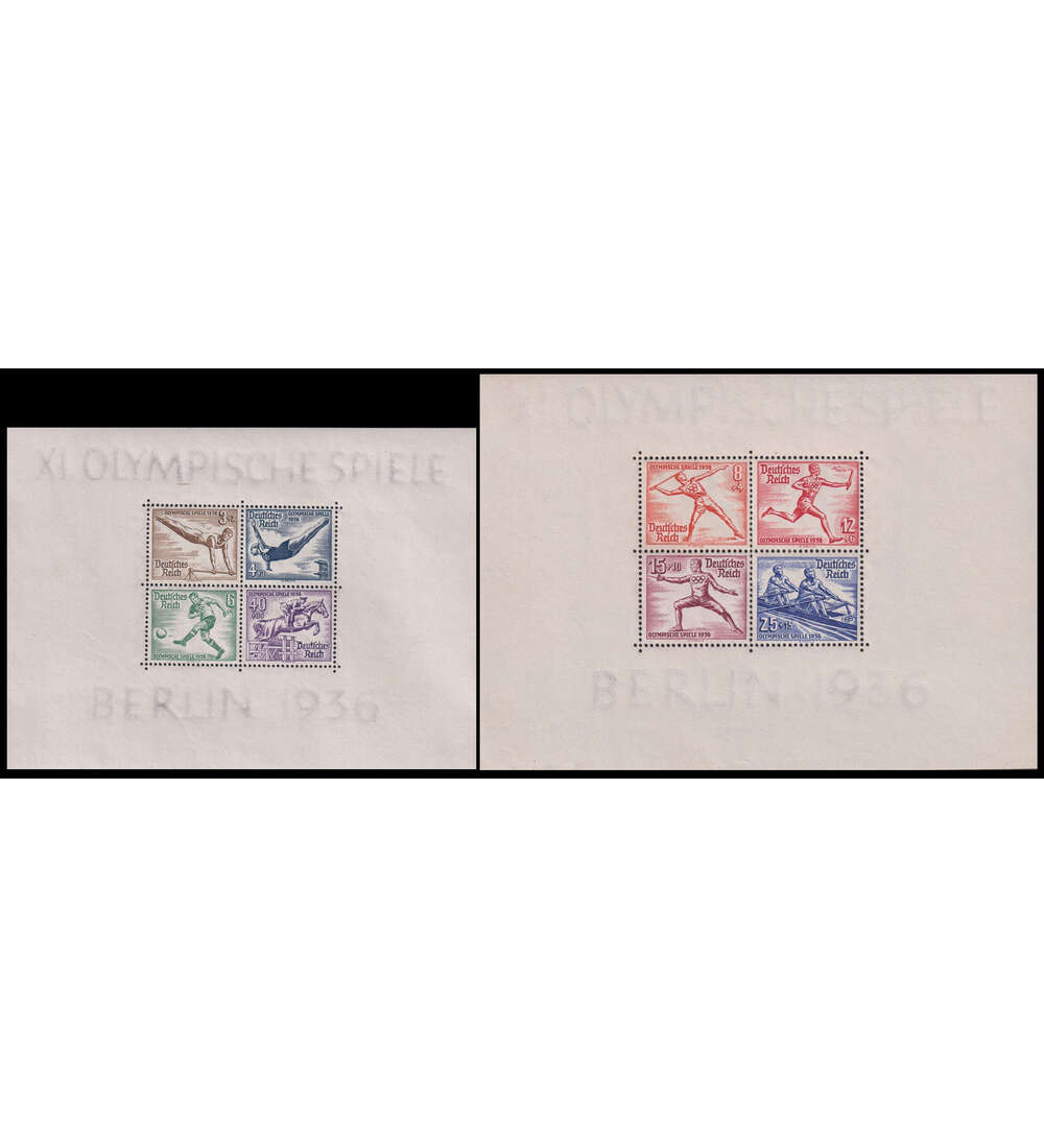 Deutsches Reich Olympia-Blocks Nr. Block 5+6 z postfrisch