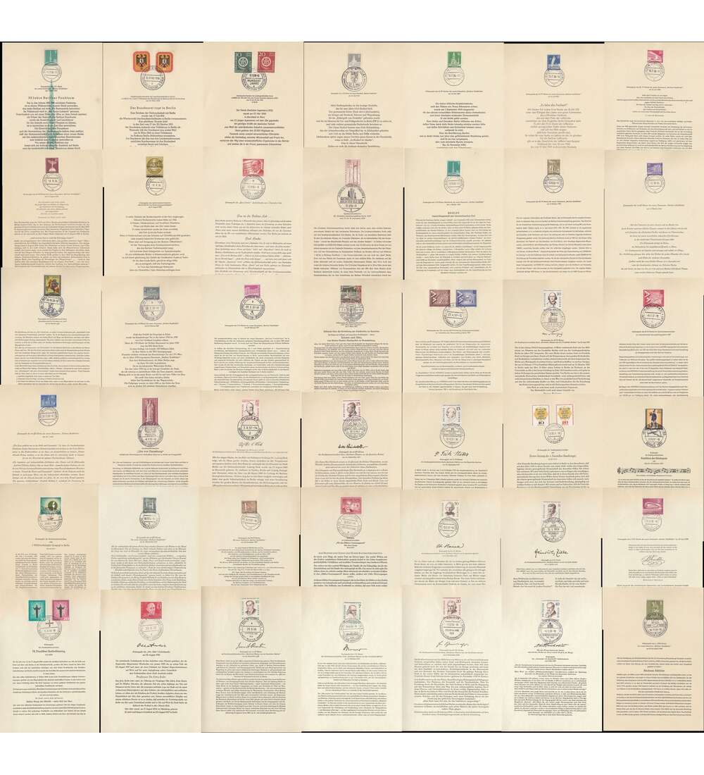 Berlin ALT-ETB Sammlung von Blatt 2 bis Blatt 43