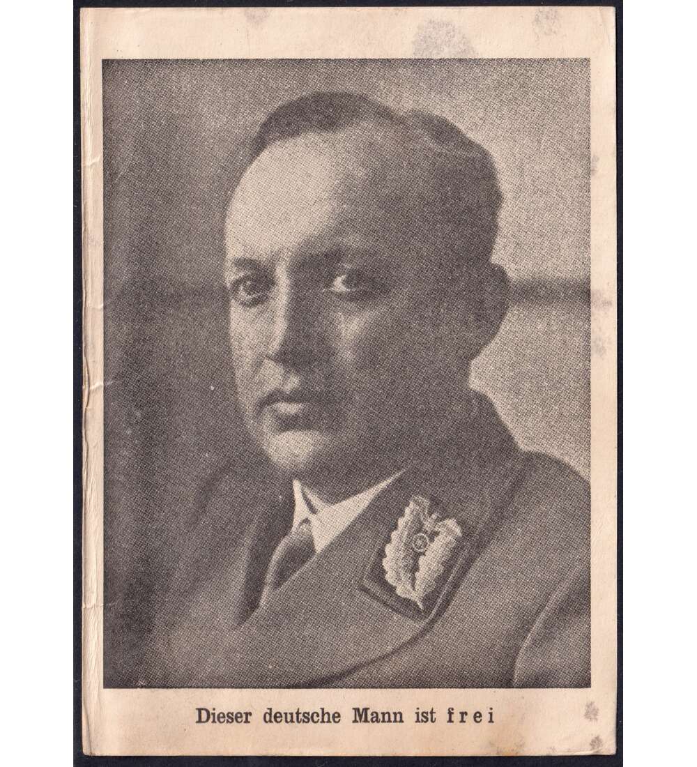 Dt. Reich - Propagandakarte Dieser dt. Mann ist frei