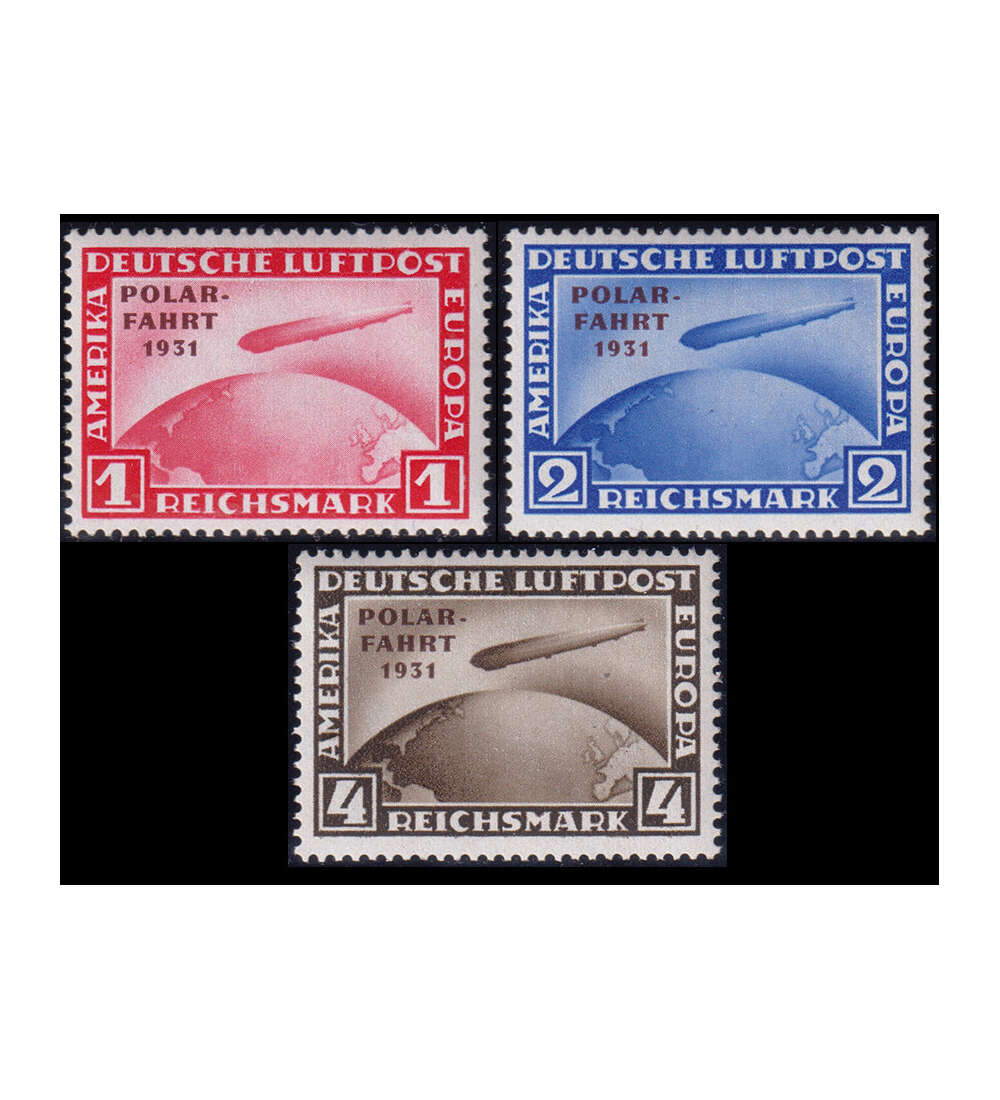 Deutsches Reich Polarfahrt Nr. 456-458 postfrisch
