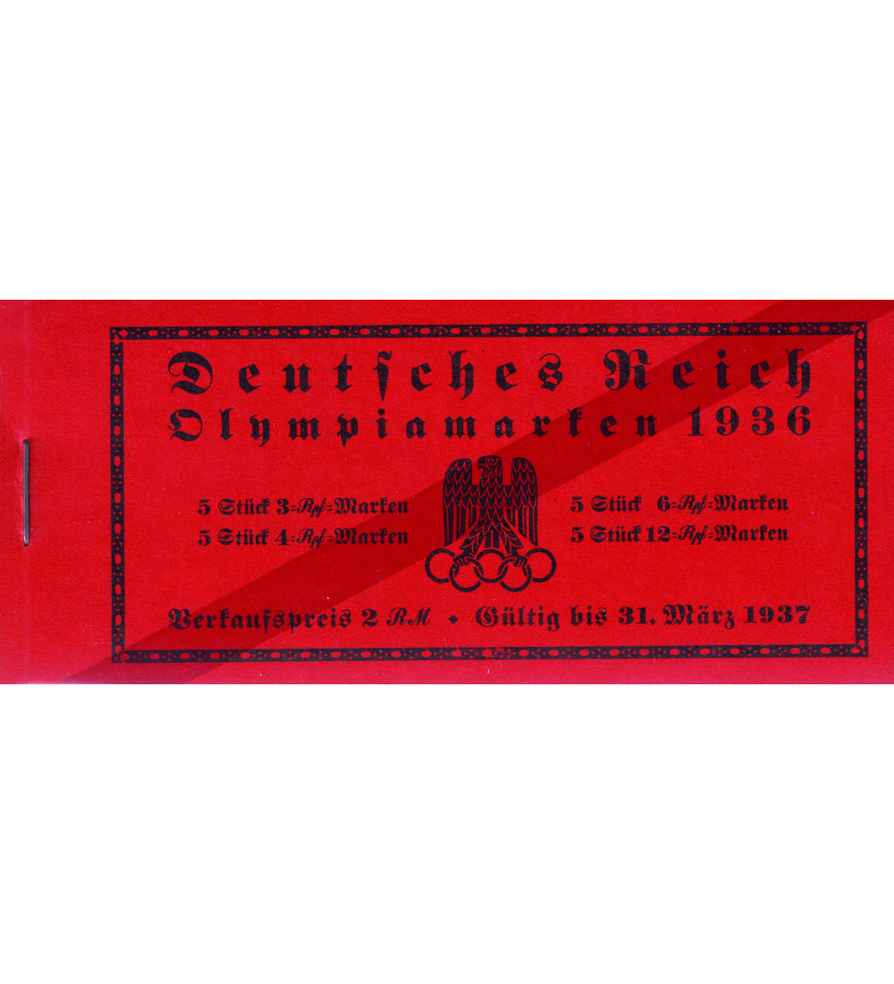 Dt. Reich Markenheftchen Nr. 42.2 postfrisch  Olympische Spiele 1936 