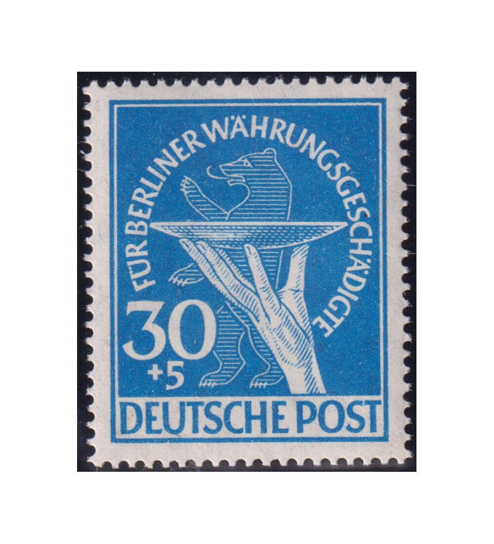 Berlin - Plattenfehler Nr. 70 I postfrisch Whrungsgeschdigte 1949
