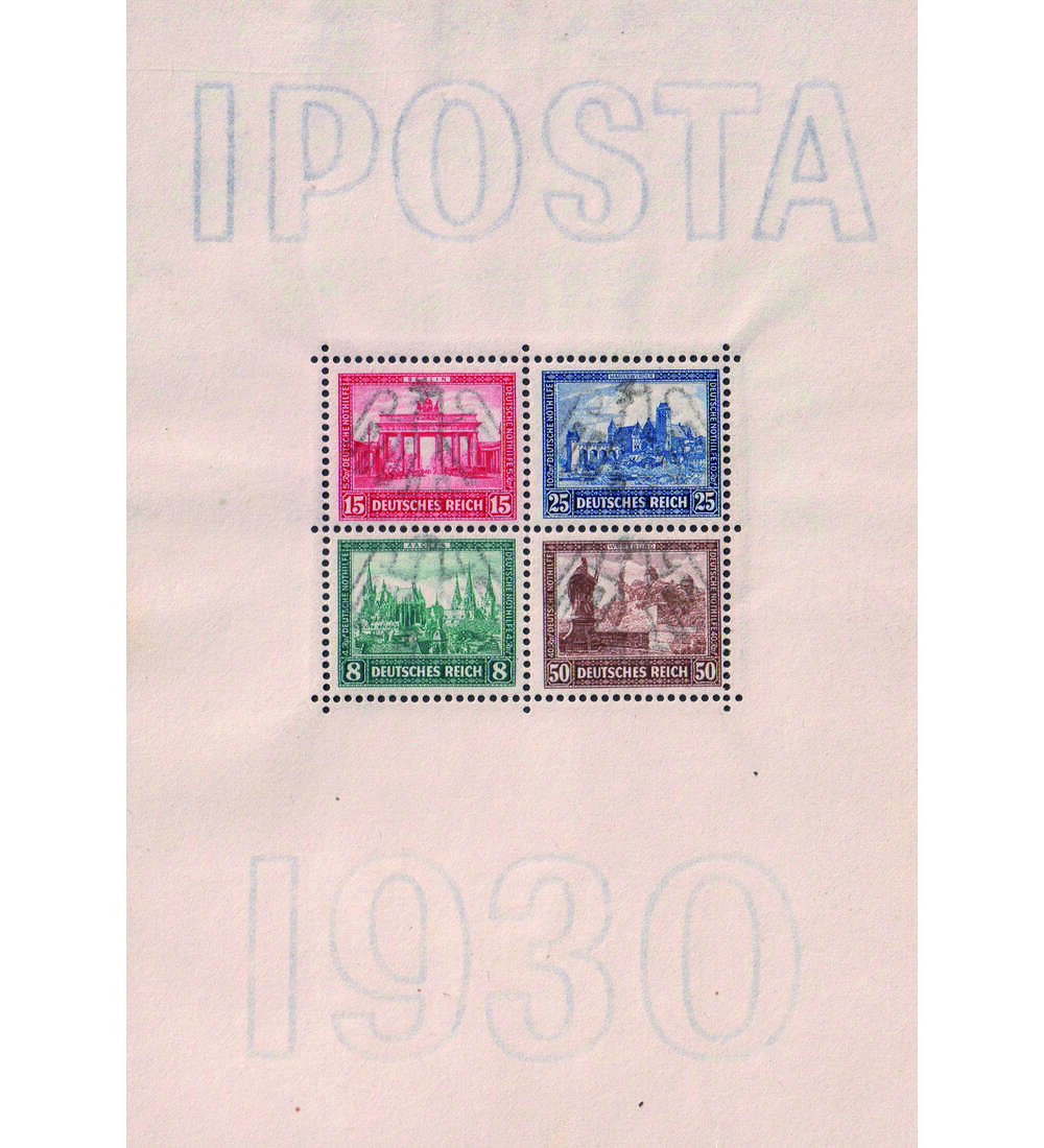 Deutsches Reich IPOSTA-Block Block 1 postfrisch geprft und signiert