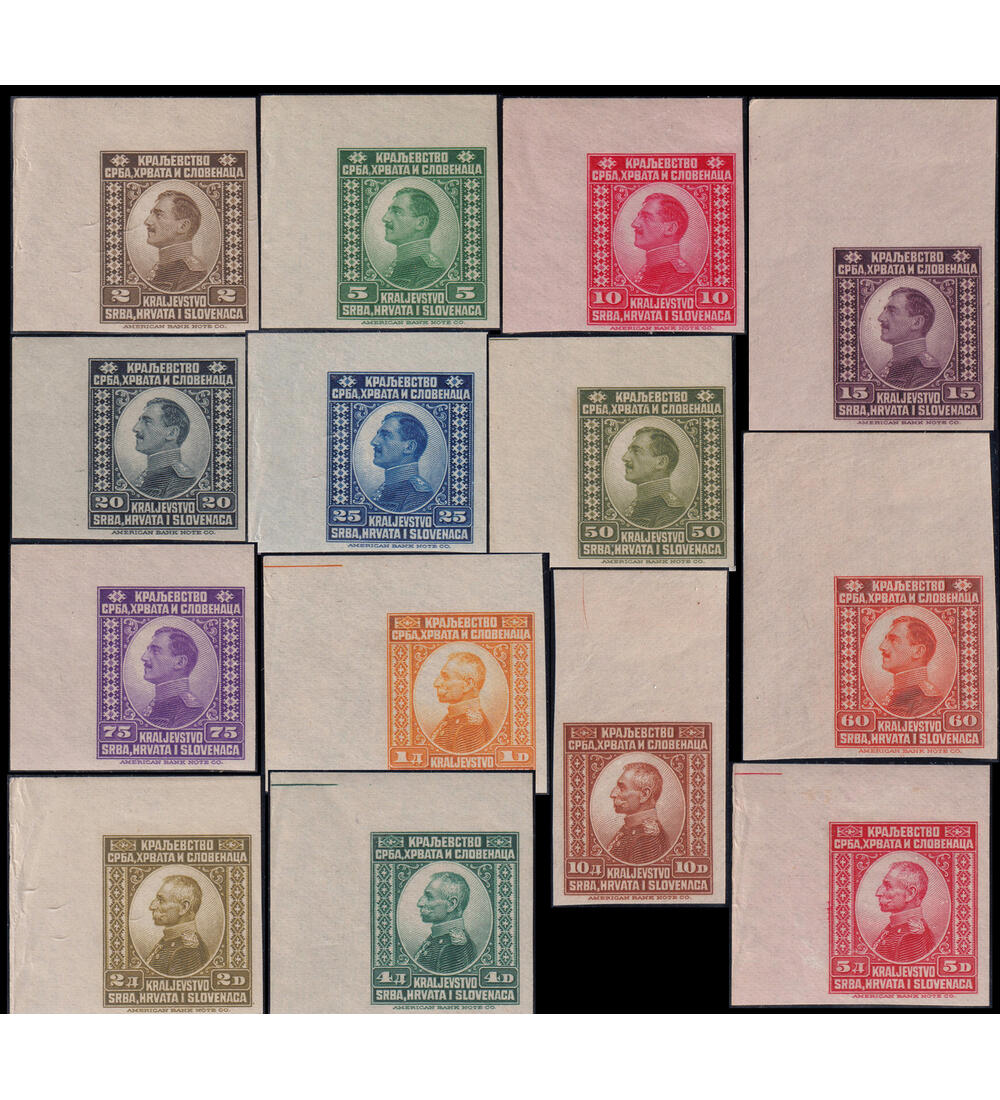 Jugoslawien Freimarken 1921 Nr. 145-158 U postfrisch