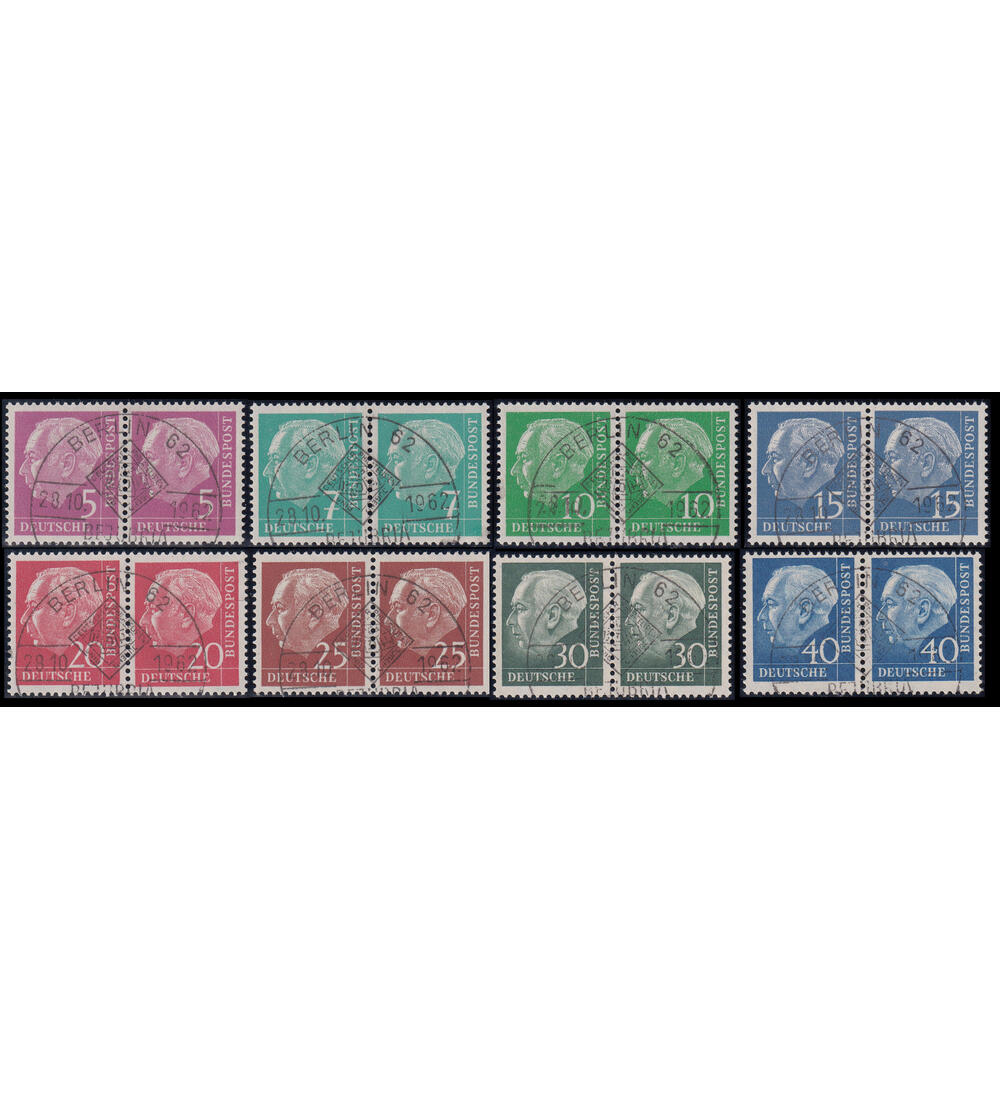 BRD Heuss - Lumogen Nr. 179-260 y gestempelt gepr�ft und signiert Schlegel