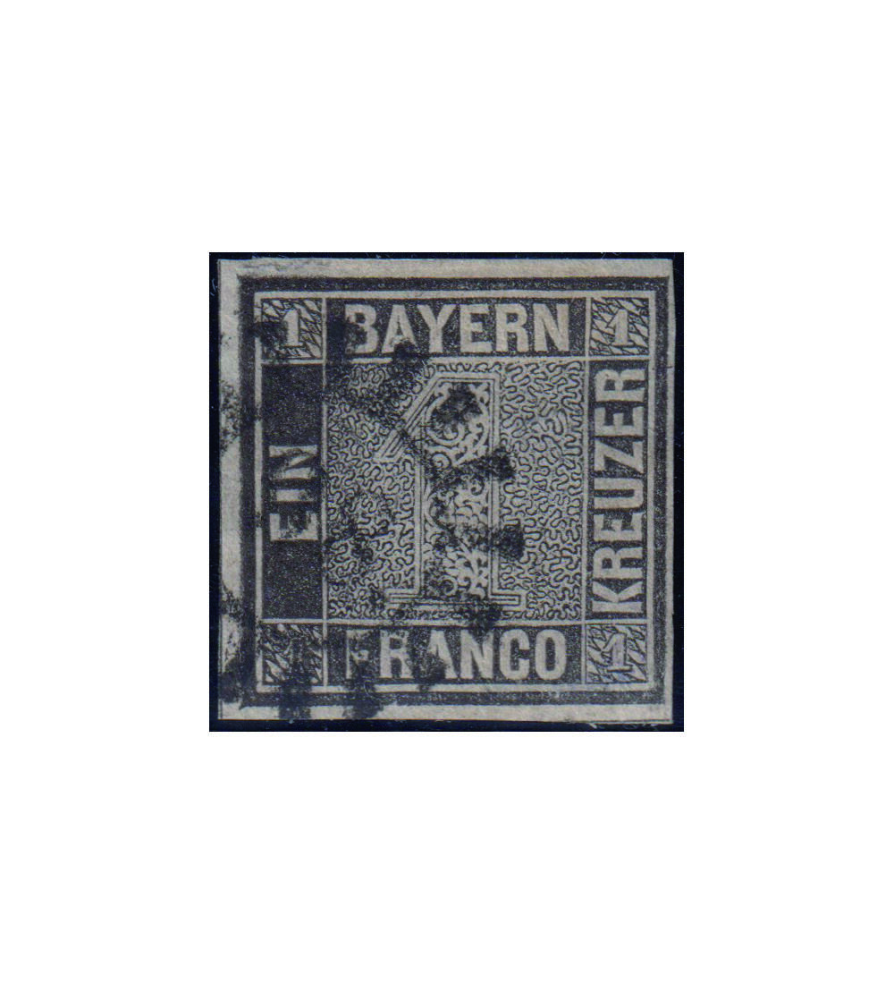 Der Bayern - Einser zeitgerecht gestempelt geprft und signert