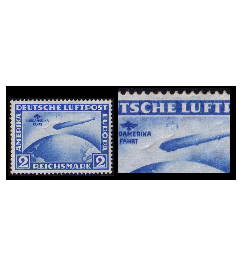 Deutsches Reich Zeppelin Nr. 438 Y I postfrisch geprft Mond ber Luftschiff