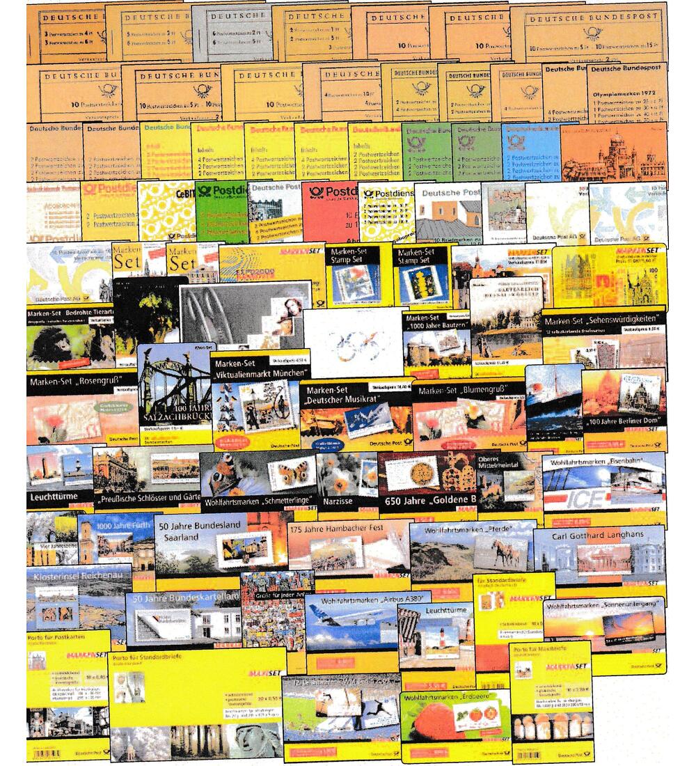 BRD - Markenheftchen-Sammlung von MH 1 bis MH 82, 1951-2010 Posthorn - Hildesheim