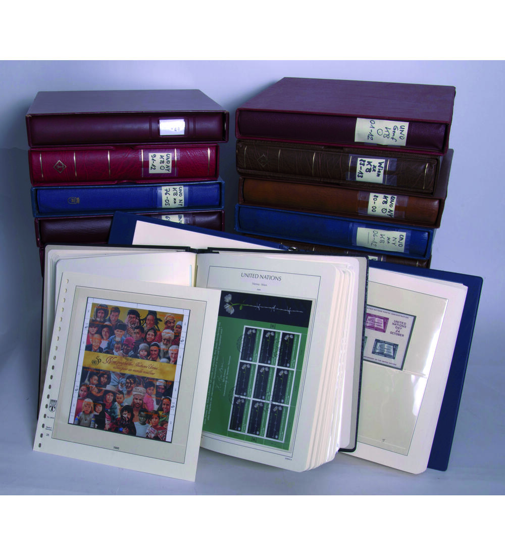 UNO Riesen - Luxuskollektion postfrisch und gestempelt New York, Genf und Wien