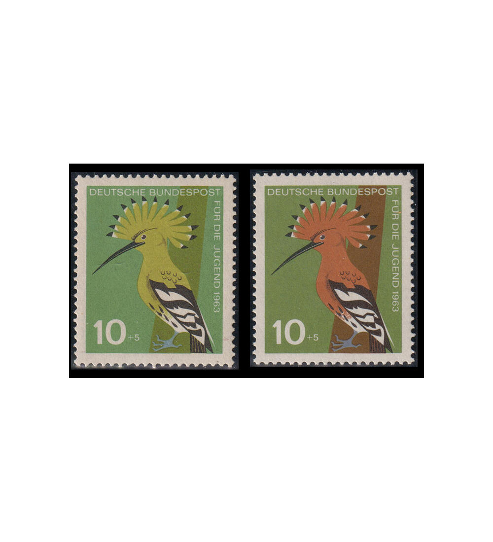 BRD fehlende Farbe Nr. 401 postfrisch Jugend 1963