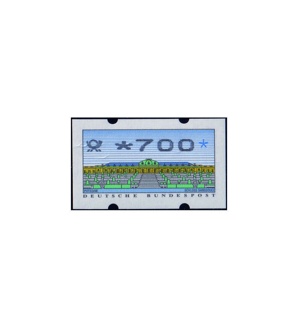 BRD-Automaten-Riesenkollegtion Sanssouci mit Posthorn von 5 Pfennig bis 700 Pfennig