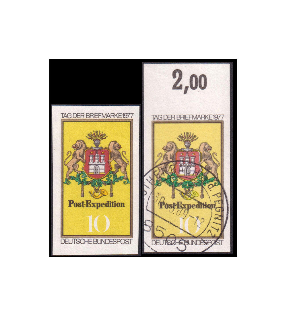 BRD Tag der Marke 1977 Nr. 948 U ungestempelt und gestempelt